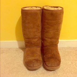 Ugg boots tall chestnut