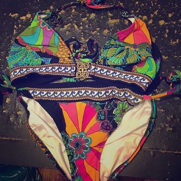 Trina Turk Bright Paisley Bikini Bottom
