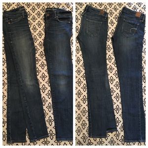2 pairs of American Eagle skinny jeans