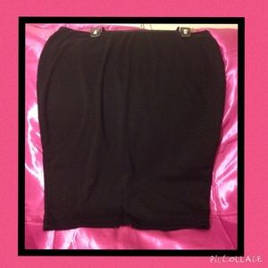 Black Plus Size Skirt