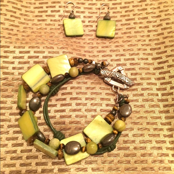 SILPADA BRACELET & EARRING SET