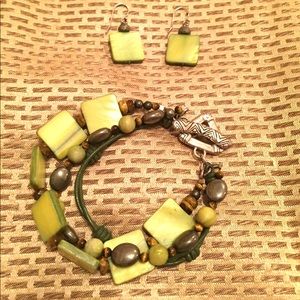 SILPADA BRACELET & EARRING SET