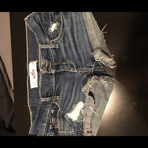 Hollister jean shorts