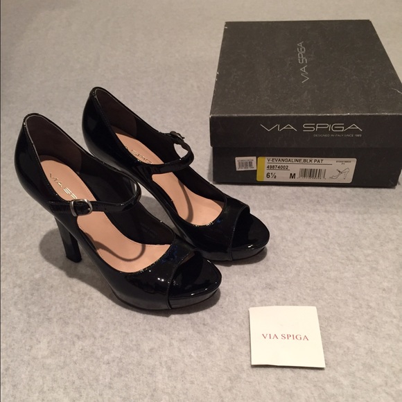 Via Spiga Patent Leather Heels
