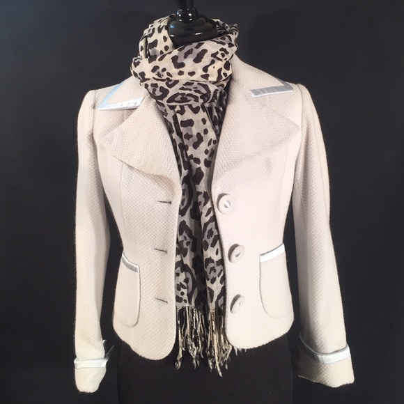 Bebe Satin-Trimmed Blazer