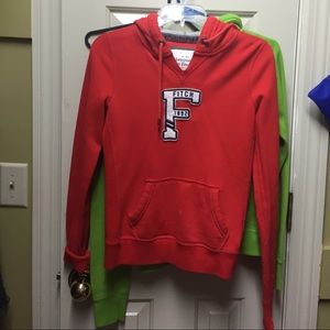 Green Hollister hoodie, orange A&F hoodie bundle