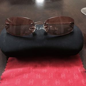 Chanel frameless sunglasses
