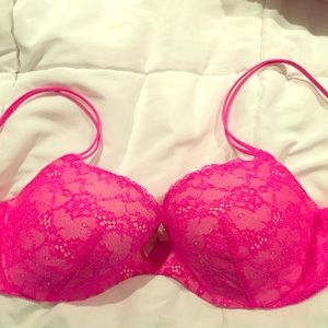 Victoria secret pink colored bra