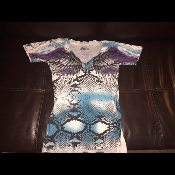 Sinful jeweled tee
