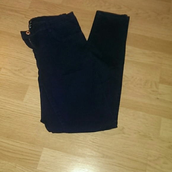 Dark navy skinny jeans