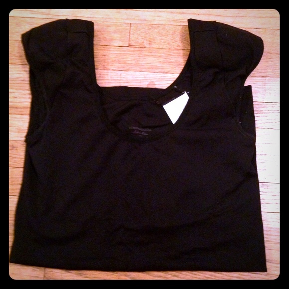 BCBG MaxAzria Black Spandex Top