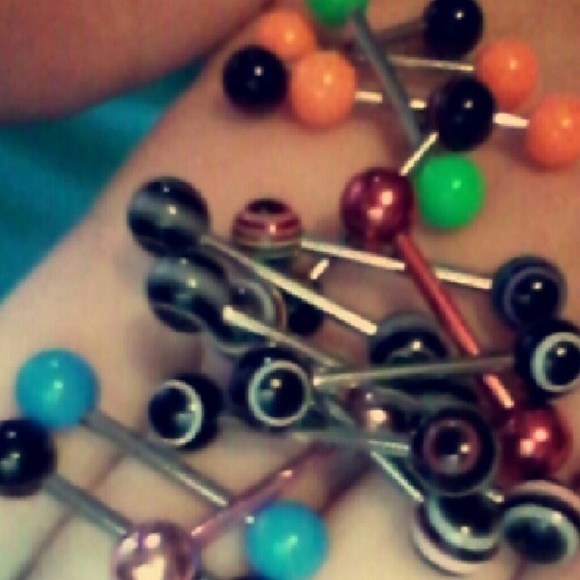 Tongue piercings