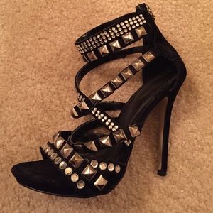 Studded, blinged out heels by Zigi Soho
