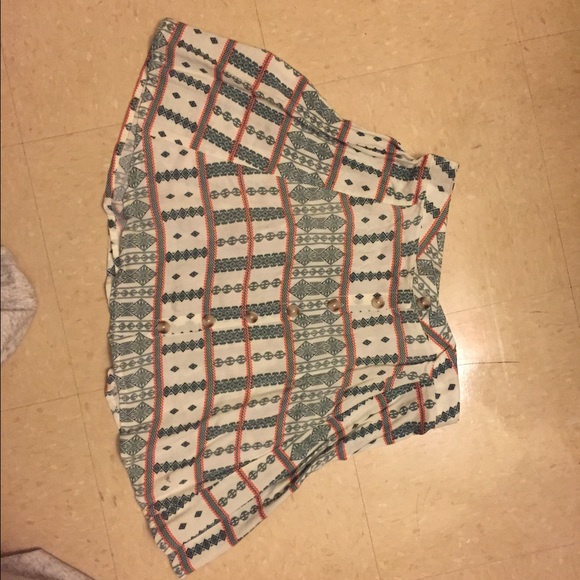 Aztec skater skirt