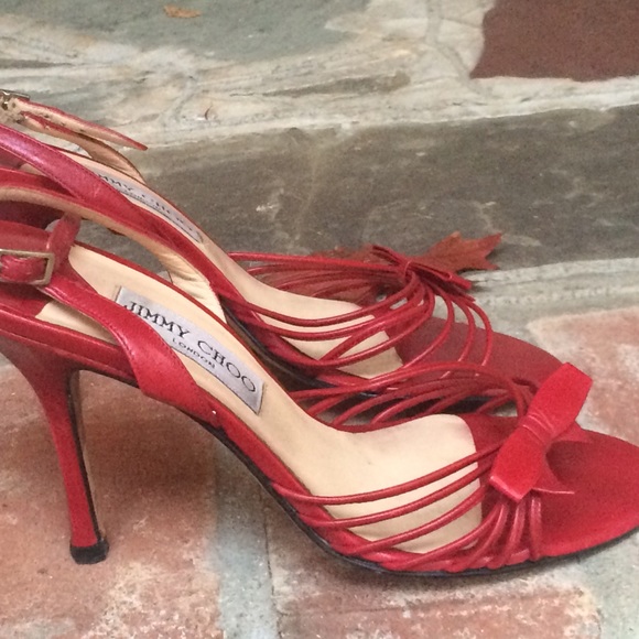 Red Jimmy Choo Heels - Picture 1 of 4