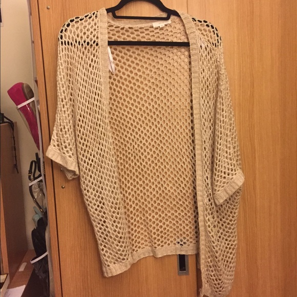Tan cardigan