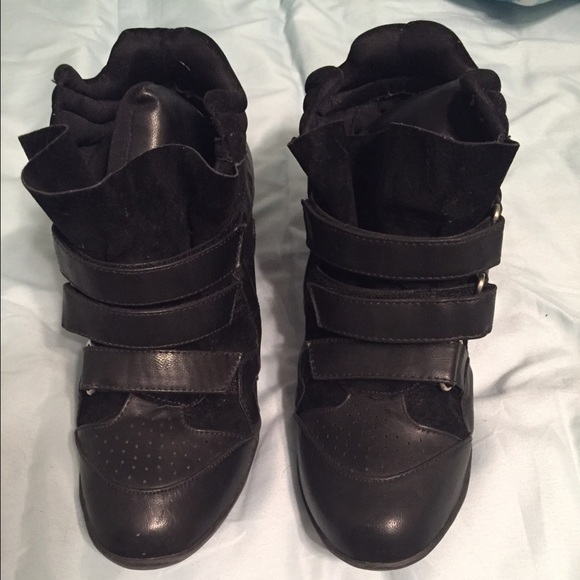 Charlotte Russe Spiked Wedge Sneakers