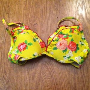 Teen,swimming suit sz small with flowers an it