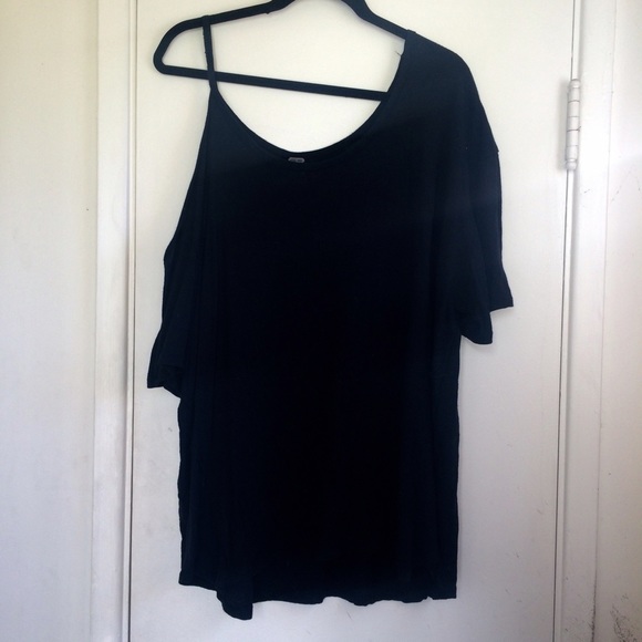 Free People Basic Cutout Tee