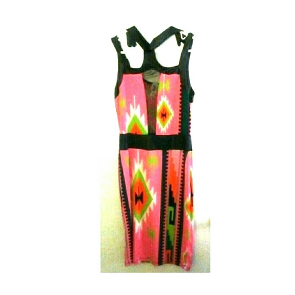 Chocker print dress