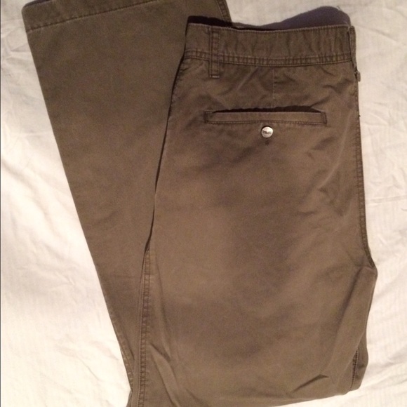 Men's darker color khaki dress pants