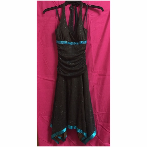 Sparkling Halter Dress