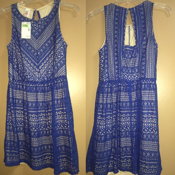 Blue lace Dress