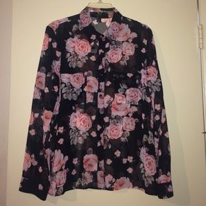 Forever 21 Floral Blouse