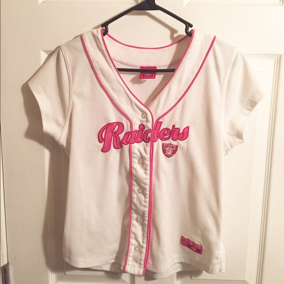 Pink/white Raiders Jersey