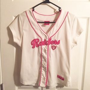Pink/white Raiders Jersey