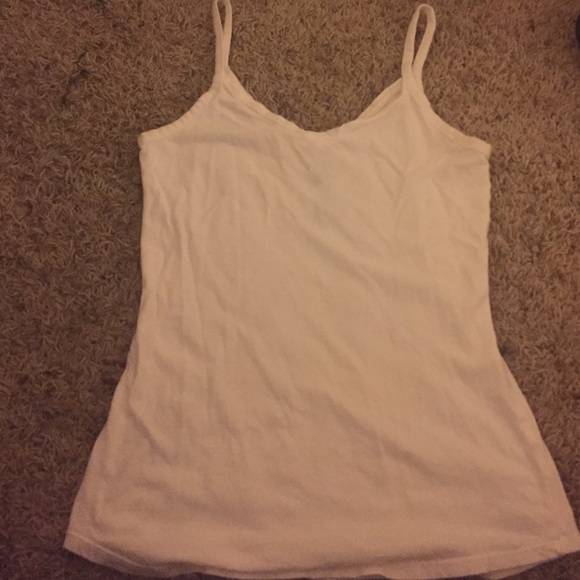 White spaghetti strap