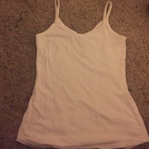 White spaghetti strap