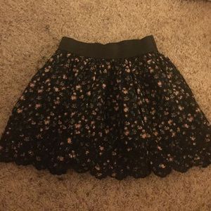 Floral forever 21 skirt