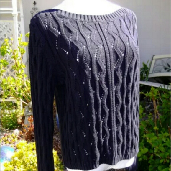 Black Boat Neck Sweater