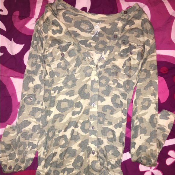 Camo cheetah long sleeve