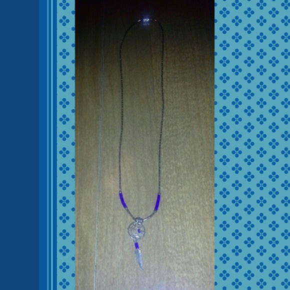 Handmade Liquid Silver Dreamcatcher Necklace