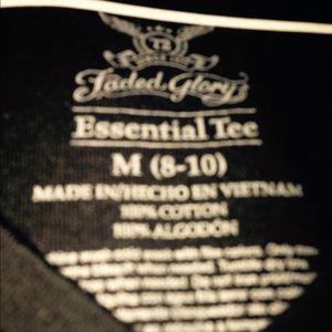 Kind of Blurry - black v-neck