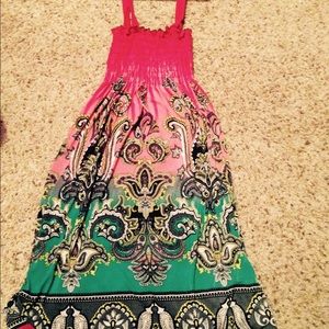 Cute pattern & colorful dress