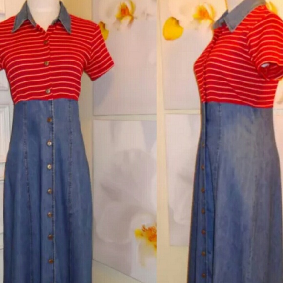 70s jean dress