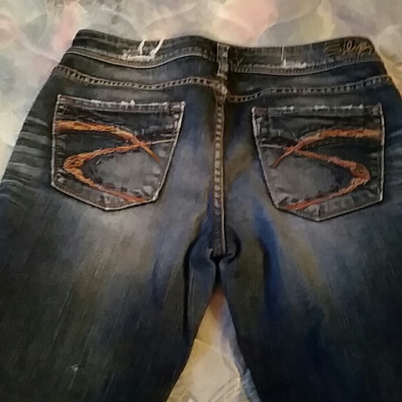 Silver jeans