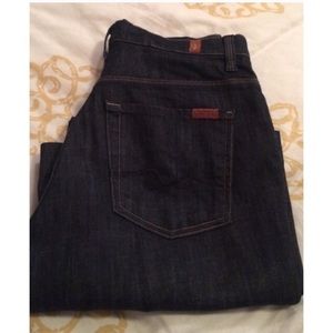 7 for all Mankind wide leg jeans