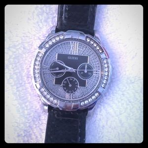 Black Guess watch
