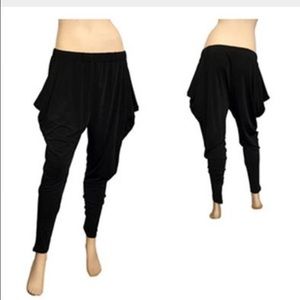 Black Harem pants.