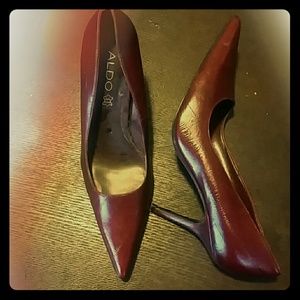 Burgundy heels