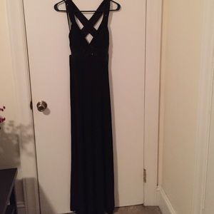 Black sequin formal gown