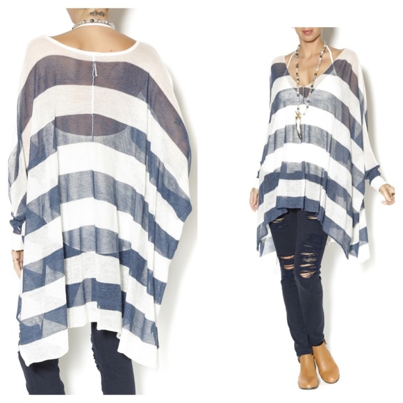 FREE PEOPLE Oversized Cape Slouchy Tunic NWT - Picture 2 of 4