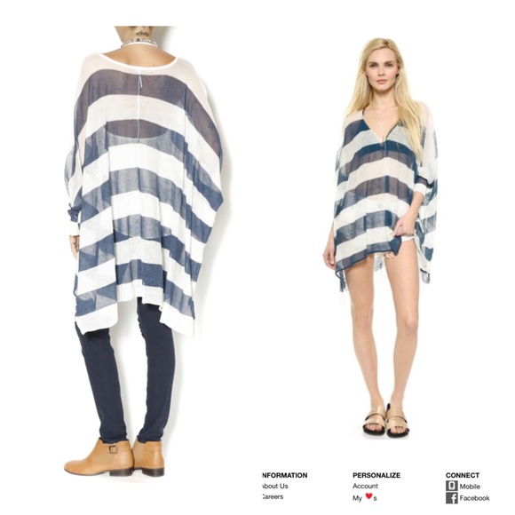 FREE PEOPLE Oversized Cape Slouchy Tunic NWT - Picture 3 of 4