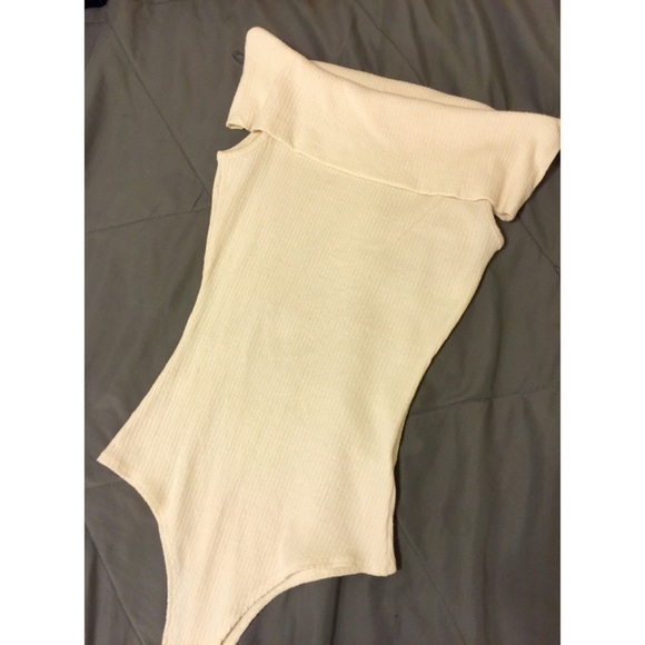 Cream colored bodysuit
