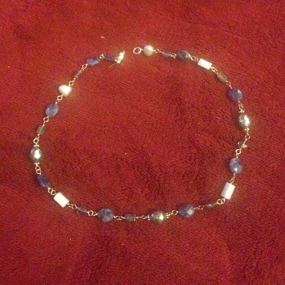 Silpada blue stone necklace