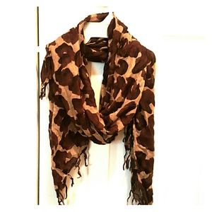 Cheetah Print Scarf